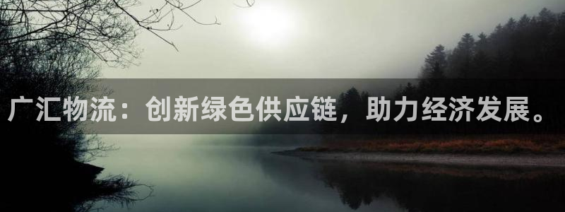 豪门国际黑款：广汇物流：创新绿色供应